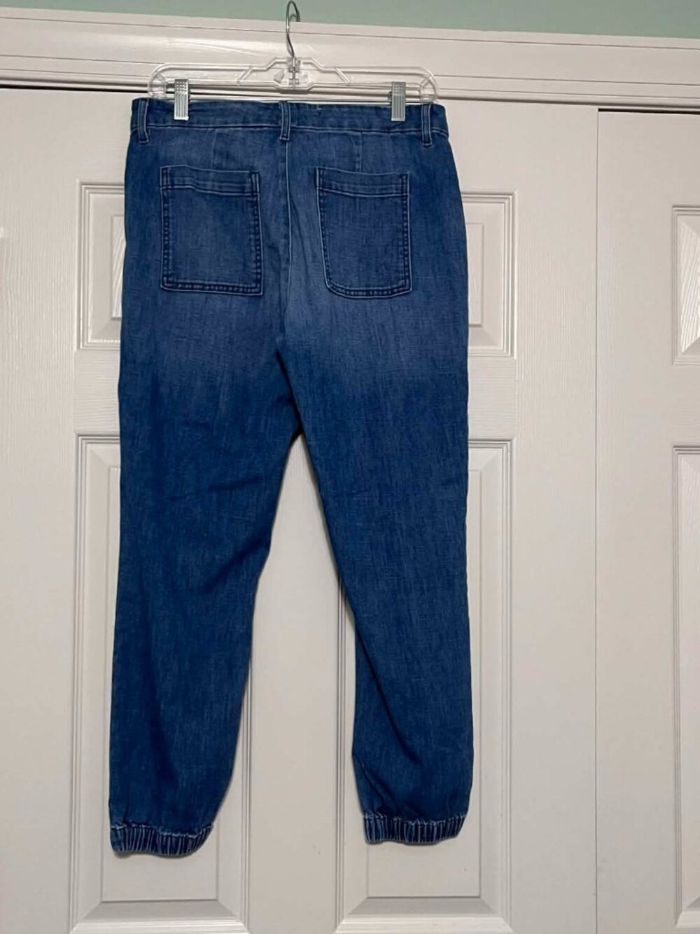 Frank & Eileen Jameson Utility Jogger Jeans Blue Lightweight Women’s Size 6 $298 - Picture 8 of 8